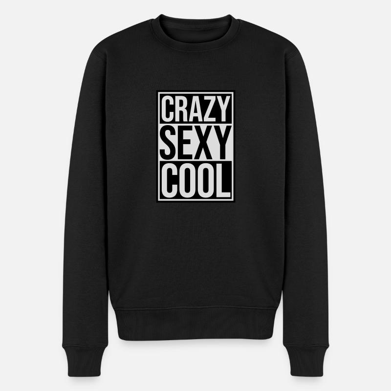 design cool sexy fou - Pull Premium bio Homme - noir