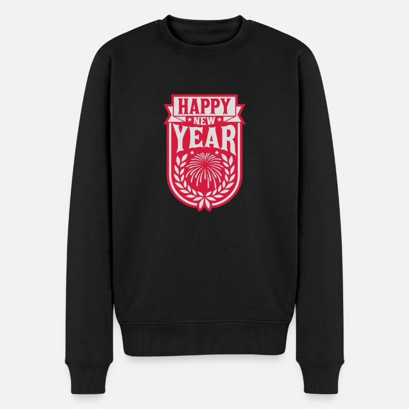 Citation Bonne année - Pull Premium bio Homme - noir