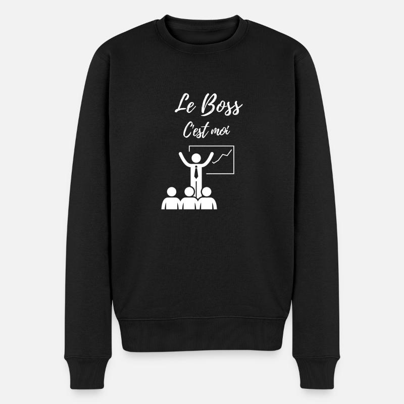 C est moi le Boss - Pull Premium bio Homme - noir