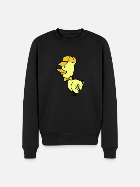 Duck Cap - Men's Premium Organic Jumper - black