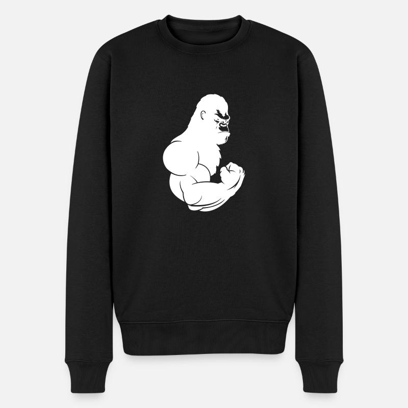 gorille - Pull Premium bio Homme - noir