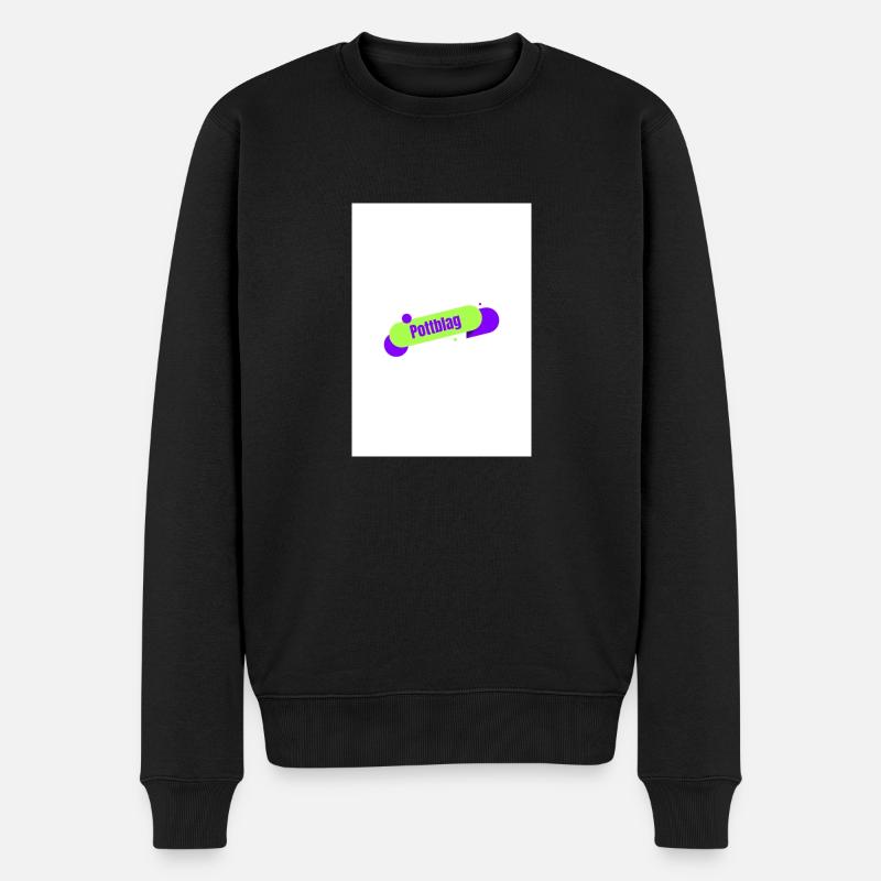 Pottblag - Männer Premium Bio Pullover - Schwarz