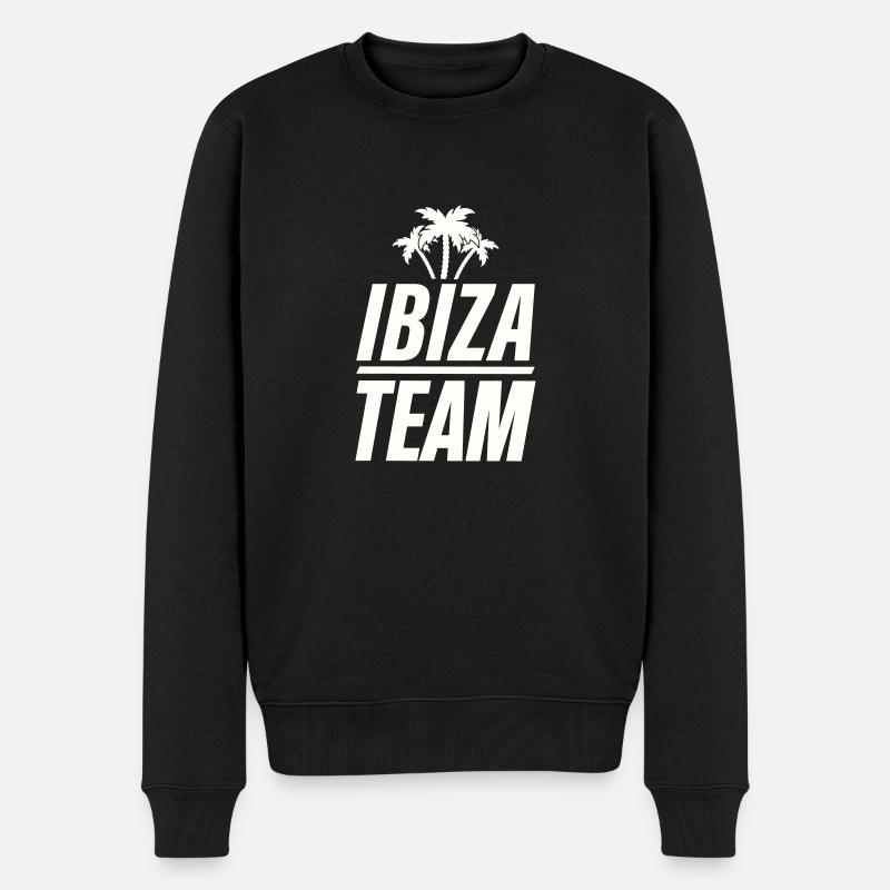 L’équipe d’Ibiza - Pull Premium bio Homme - noir