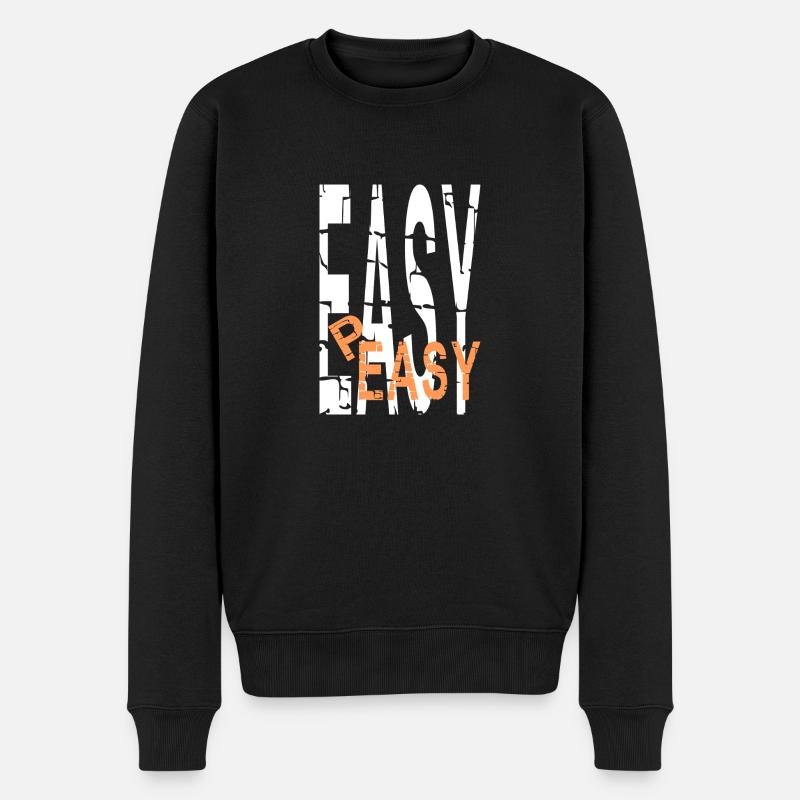 easy-peasy - Pull Premium bio Homme - noir