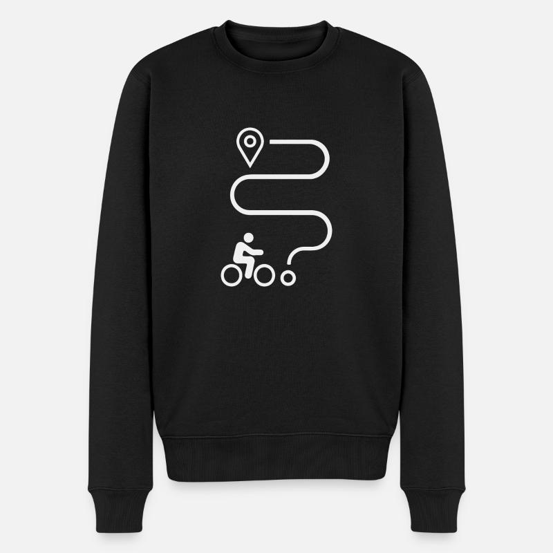 Cyclotour VTT - Pull Premium bio Homme - noir