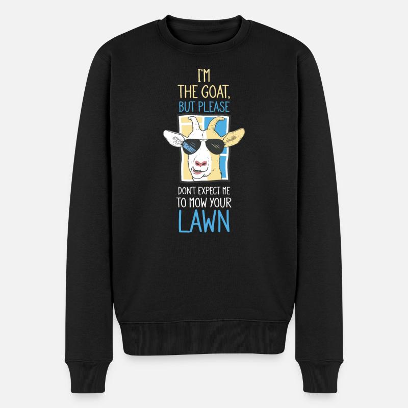Je suis la chèvre - Pull Premium bio Homme - noir