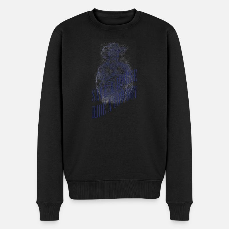 SAUVER UN CHEVAL - Pull Premium bio Homme - noir