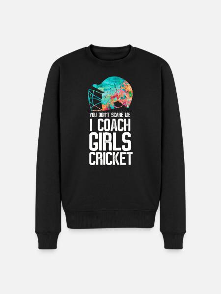 Cricket Coach - Men's Premium Organic Jumper - black