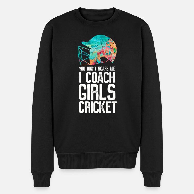 Entraîneur de cricket - Pull Premium bio Homme - noir