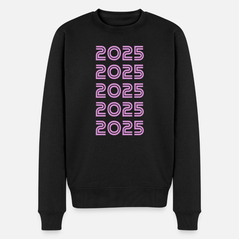 Style 2025 - Männer Premium Bio Pullover - Schwarz