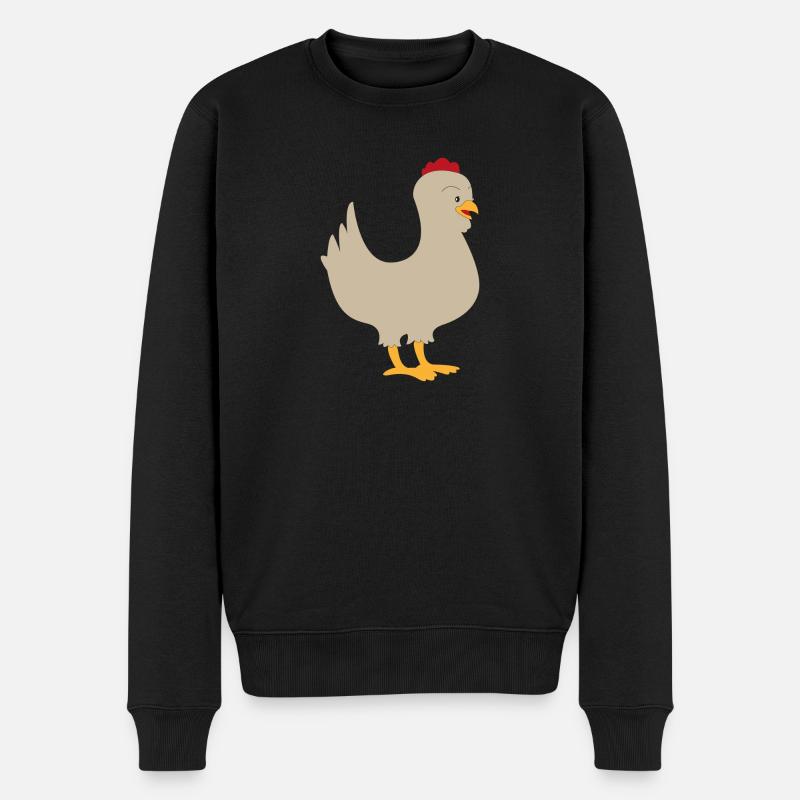 poulet - Pull Premium bio Homme - noir