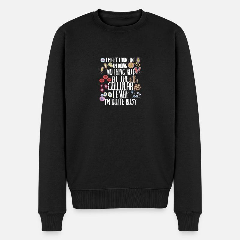 BIOLOGIE : Cellular Level - Pull Premium bio Homme - noir