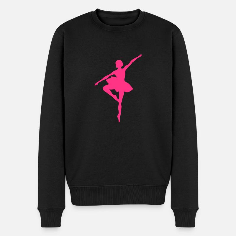 danseuse ballet dancer - Pull Premium bio Homme - noir