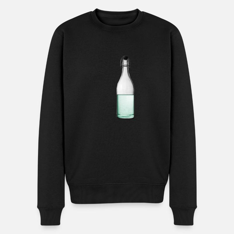 Bouteille d'eau bouteille liège - Pull Premium bio Homme - noir