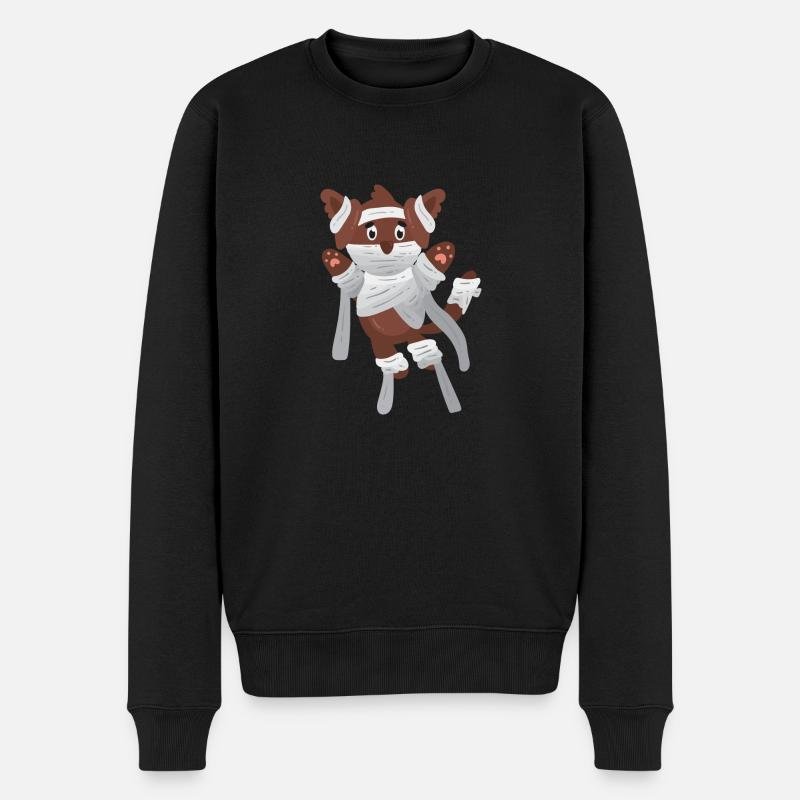 Chien momie - Pull Premium bio Homme - noir
