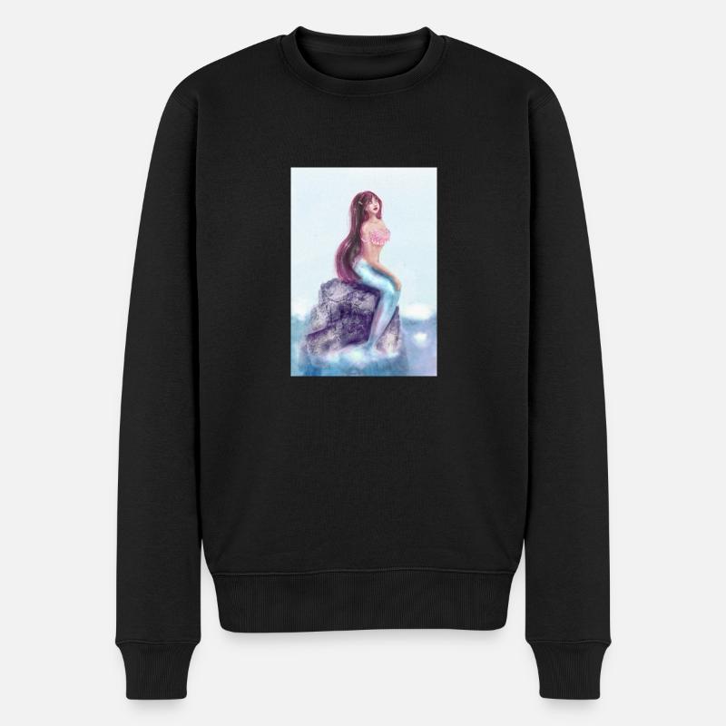 Mermaid - Pull Premium bio Homme - noir