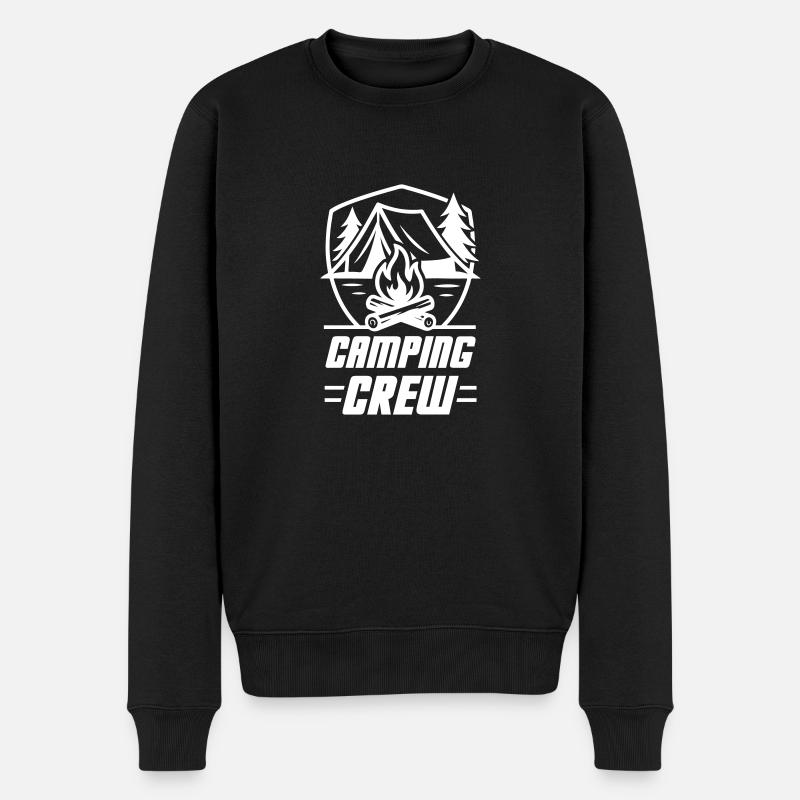 Équipe de camping - Pull Premium bio Homme - noir