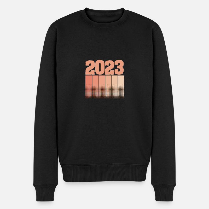 Witzig 2023 - Männer Premium Bio Pullover - Schwarz