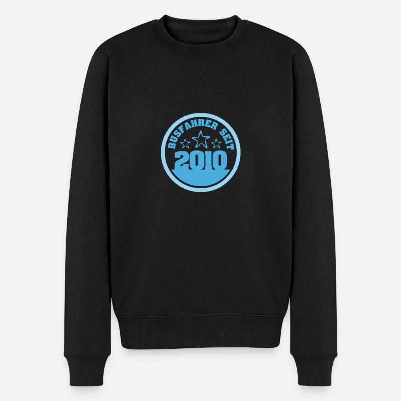 2010 - Männer Premium Bio Pullover - Schwarz