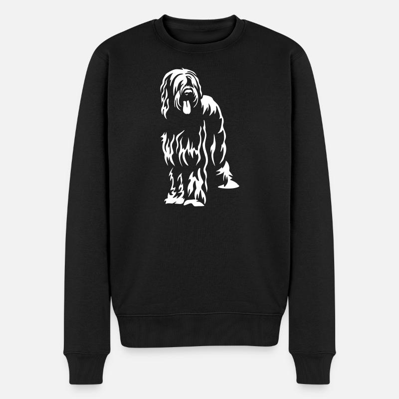 Briard « Black Edition » - Pull Premium bio Homme - noir