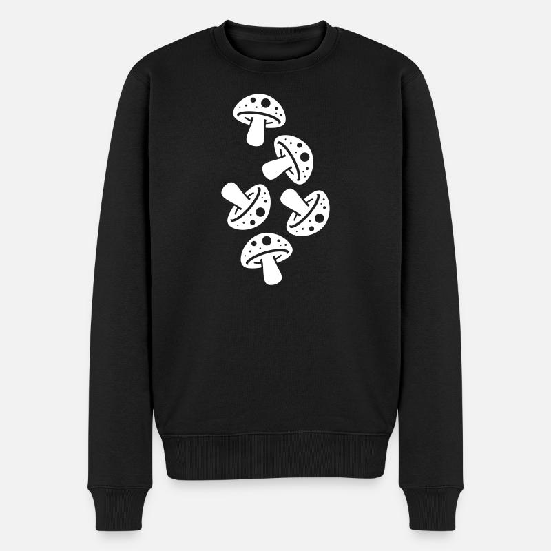 Champignons Champignon Crapaud - Pull Premium bio Homme - noir