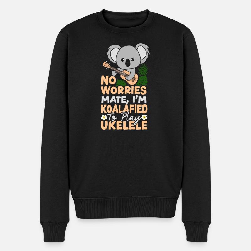 Ukulélé hawaïen Koala Koala No - Pull Premium bio Homme - noir