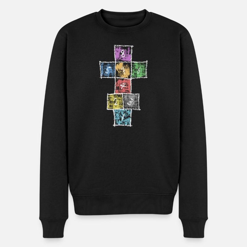 Jeu de rue - Pull Premium bio Homme - noir