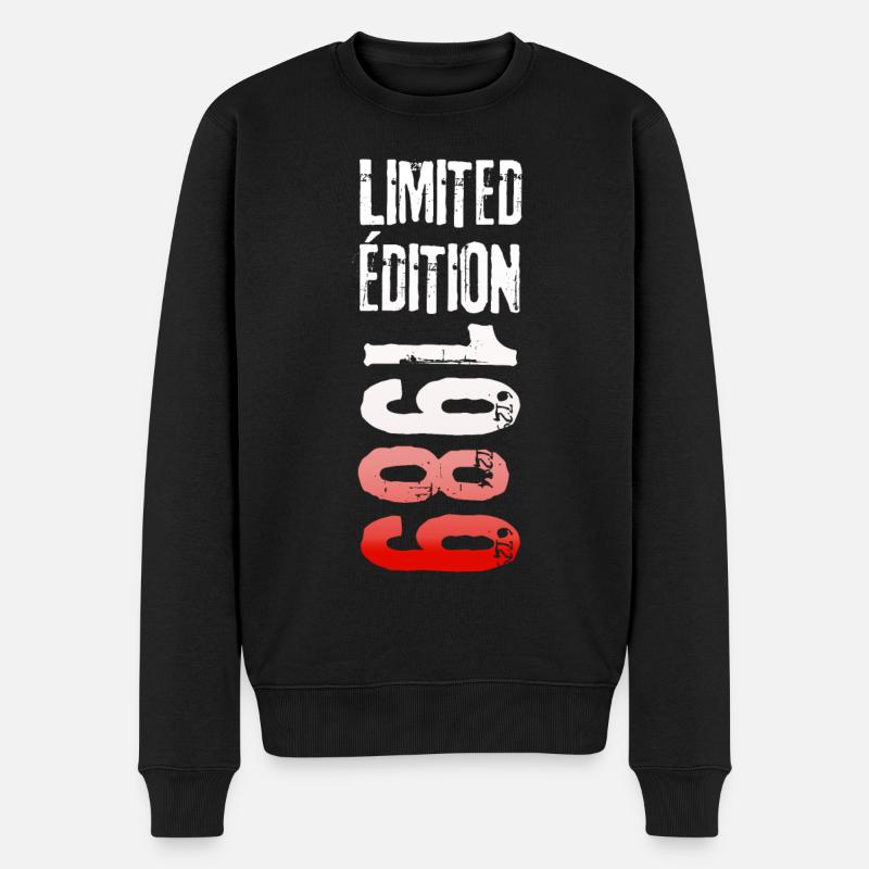 LIMITED EDITION 1989 - Pull Premium bio Homme - noir