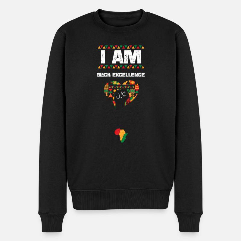 Je suis Black Excellence - Pull Premium bio Homme - noir