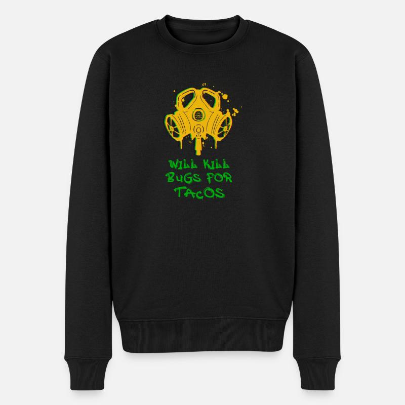 Exterminator Kammerjäger Schädlingsbekämpfung - Männer Premium Bio Pullover - Schwarz