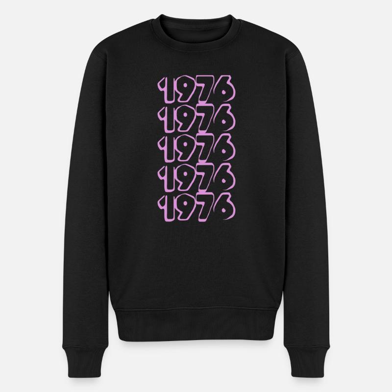 Année 1976 - Pull Premium bio Homme - noir