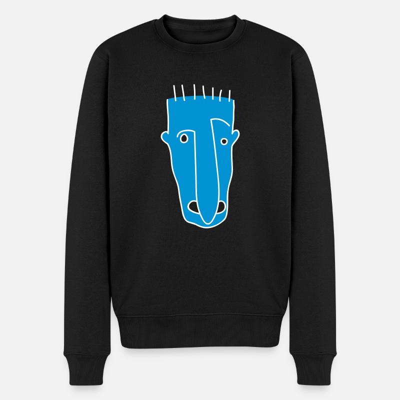dufus - Männer Premium Bio Pullover - Schwarz