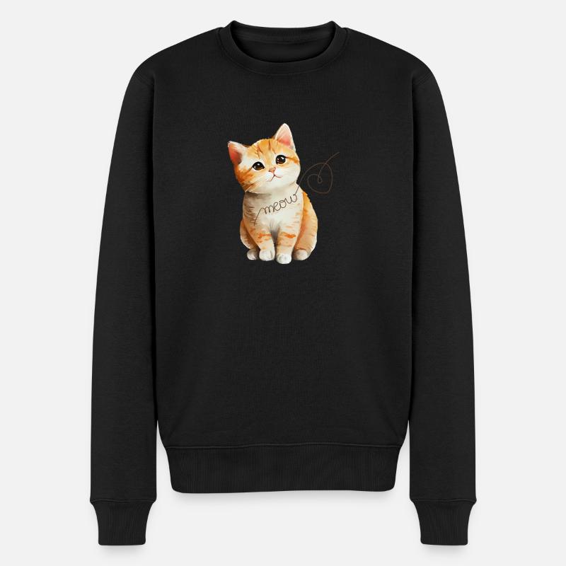 Chaton - Pull Premium bio Homme - noir