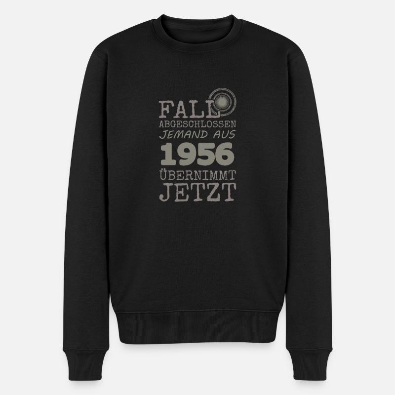 Fall 1956 - Männer Premium Bio Pullover - Schwarz