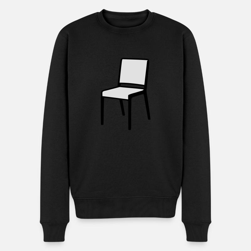 chaise - Pull Premium bio Homme - noir
