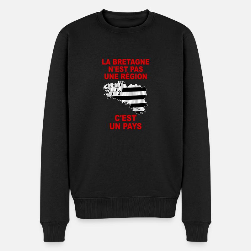 breizh bretagne révolution 04 - Pull Premium bio Homme - noir