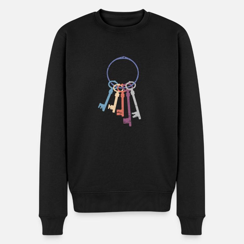 Jeu de clés - Pull Premium bio Homme - noir