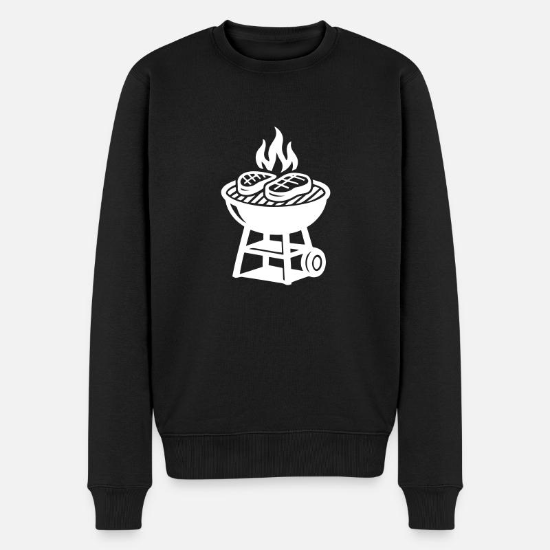 Cricket symbole flamme - Pull Premium bio Homme - noir