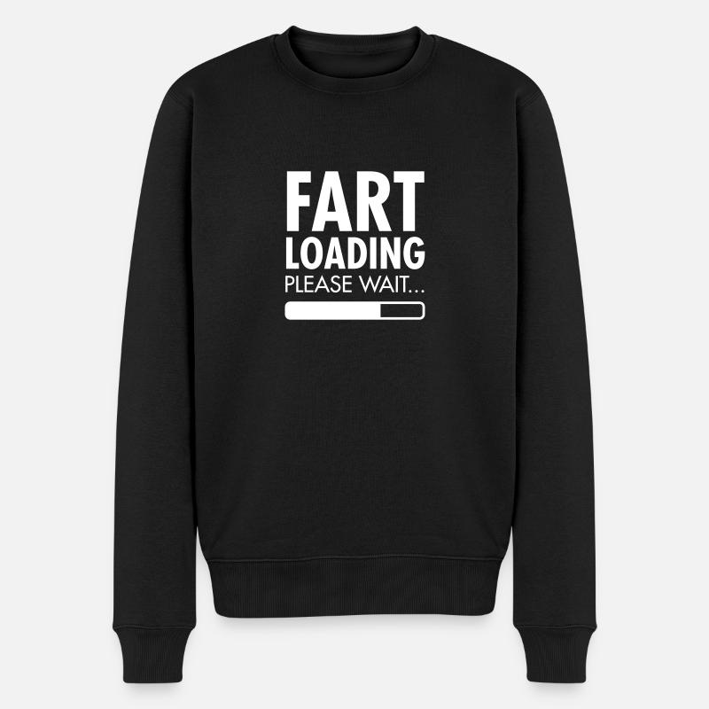 Fart Loading - Please Wait - Pull Premium bio Homme - noir
