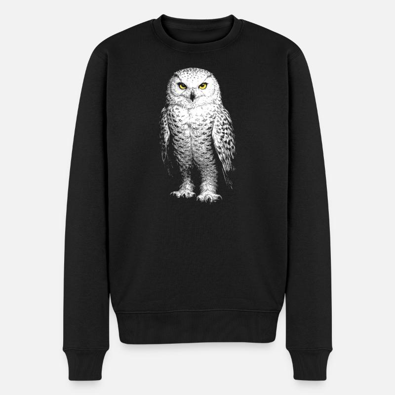 Harfang des neiges - Pull Premium bio Homme - noir