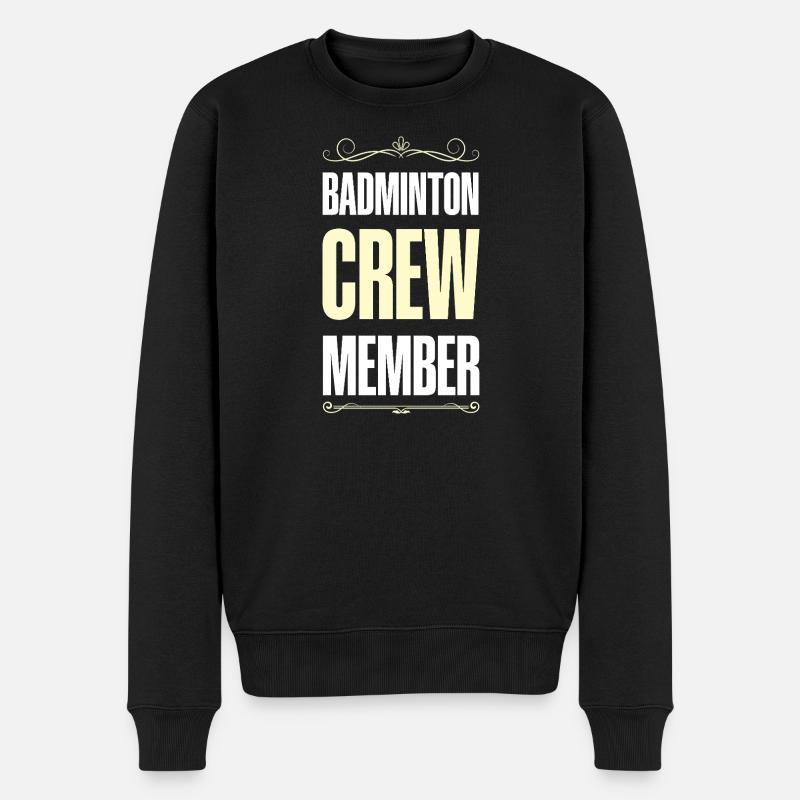 Équipe de badminton - Pull Premium bio Homme - noir