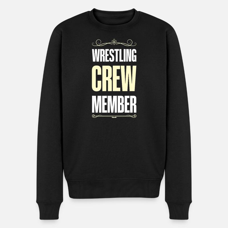 Wrestling Crew - Männer Premium Bio Pullover - Schwarz