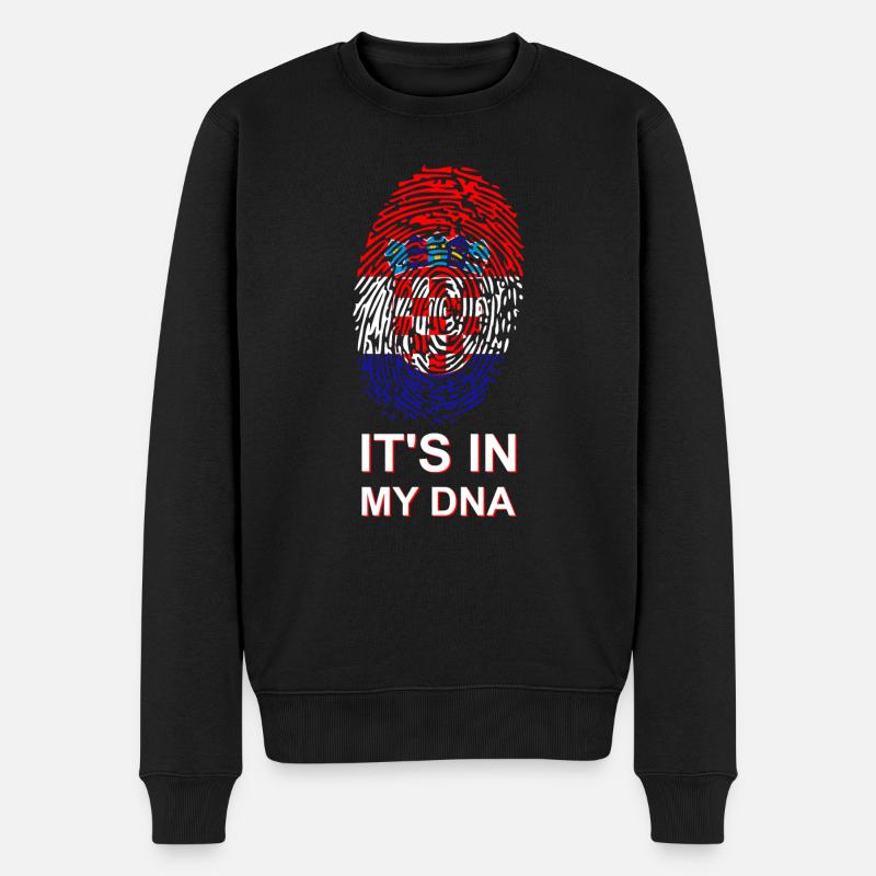 ADN de Croatie - Pull Premium bio Homme - noir