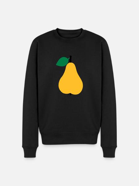 pear - Men's Premium Organic Jumper - black