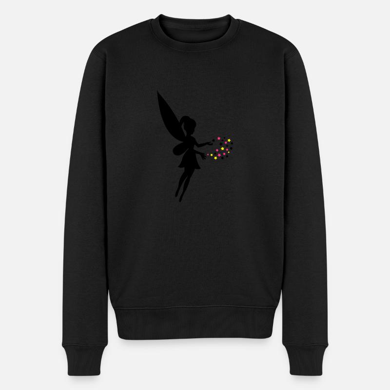 fee03 - Männer Premium Bio Pullover - Schwarz