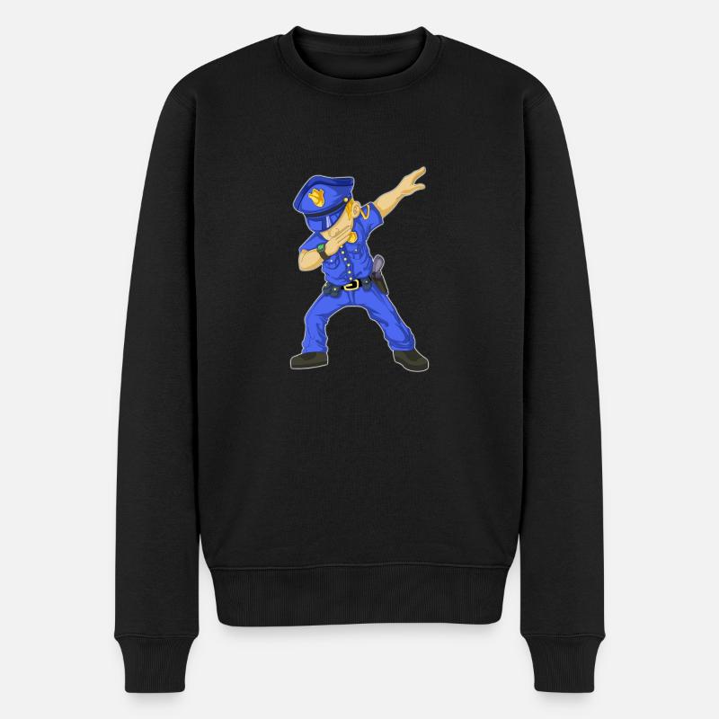 Dabbing Police - Pull Premium bio Homme - noir