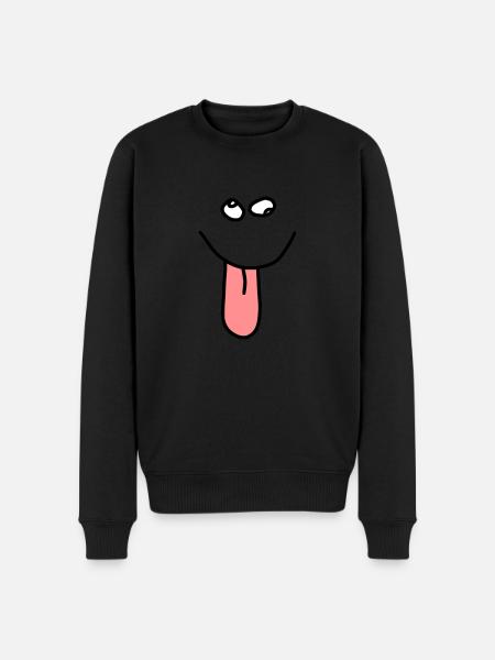Naughty Jack - Men's Premium Organic Jumper - black