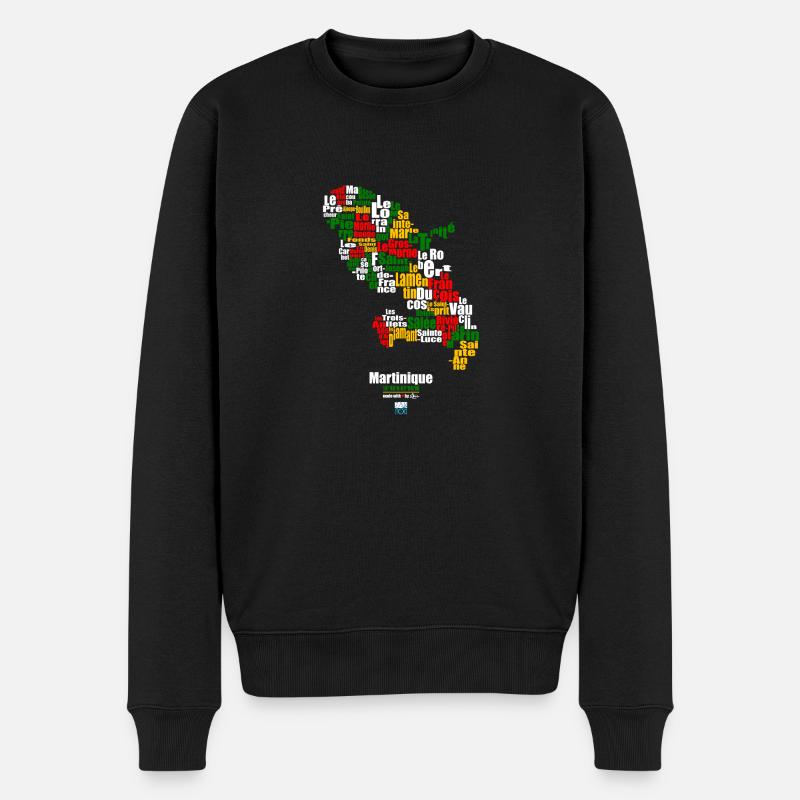 martinique RVJB - Pull Premium bio Homme - noir
