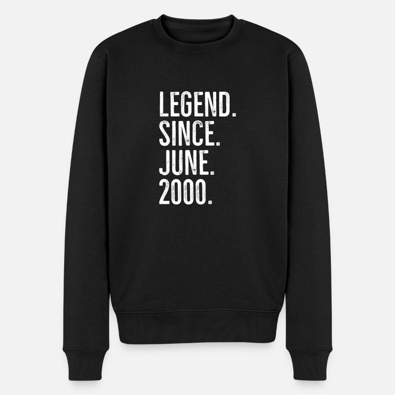 Légende depuis juin 2000 - Pull Premium bio Homme - noir