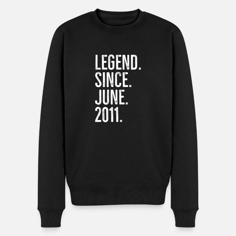 Légende depuis juin 2011 - Pull Premium bio Homme - noir
